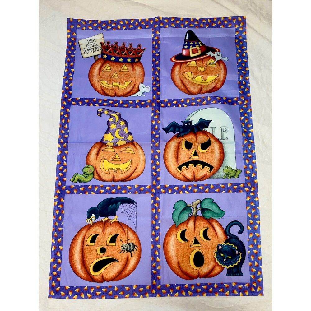 Mary Engelbreit Halloween Royal Pumpqueen Halloween Welcome Flag Jetmax ME Ink
